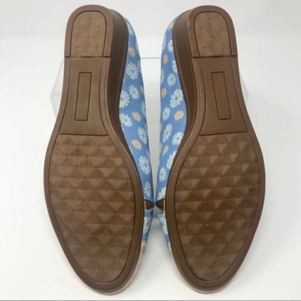 “Walk with Me” Floral Blue Peep Toe 10W - Picture 8 of 14
